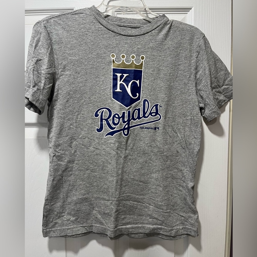 Kc royals size large gray tee